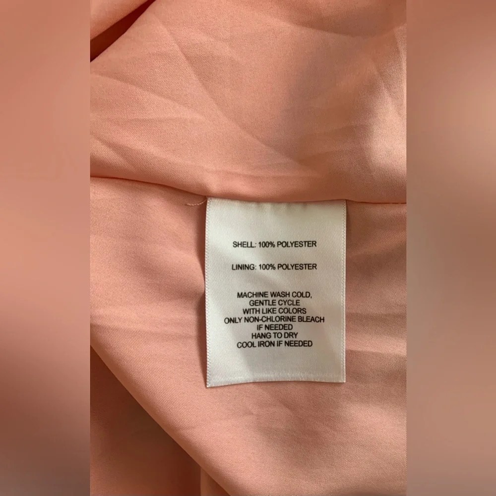 Excellent Condition, Rachel Parcell- Pleated Chiffon Midi Dress w/ Bow, Size 0 - Picture 15 of 15